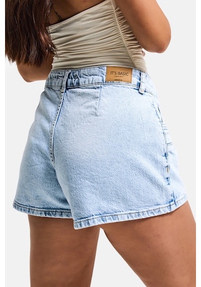 it's basic Kadın Ice Renk 4s6-3 Mom Fit Cep Detaylı Komfort Kumaş Denim Şort Ice Rengi it's basic Kadın Ice Renk 4s6-3 Mom Fit Cep Detaylı Komfort Kumaş Denim Şort Ice Rengi
