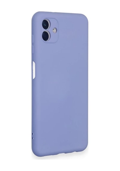 Samsung Uyumlu Galaxy A04 Uyumlu Kılıf Nano İçi Kadife Silikon - Lila