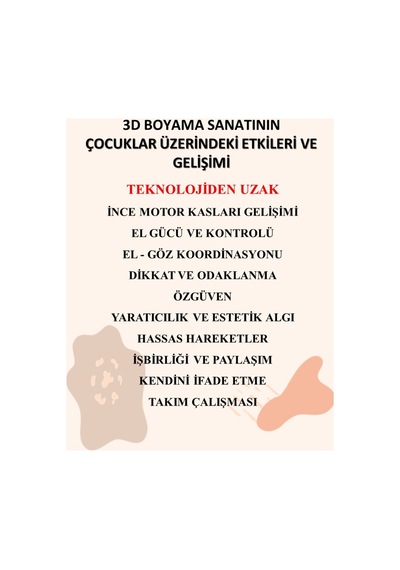 3d Aslan Figür Boyama Seti - Kendin Boya Hobi Ve Etkinlik Seti - Akrilik Boya + 2 Fırça
