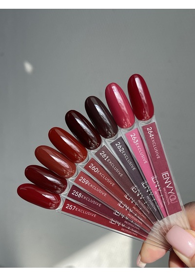 Envy Kalıcı Oje Exclusive Koyu Kırmızı 10gr No:257