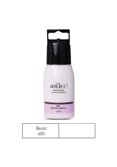 Artdeco Boyutlu Boya 60 Ml. 600 Beyaz