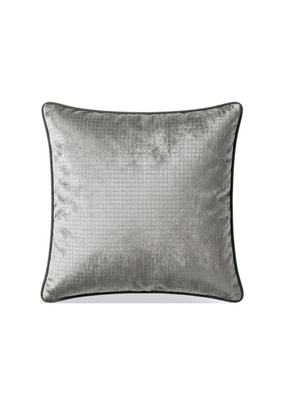 "grida" Kadife Dokulu Kırlent Kılıfları - 45x45 Gri