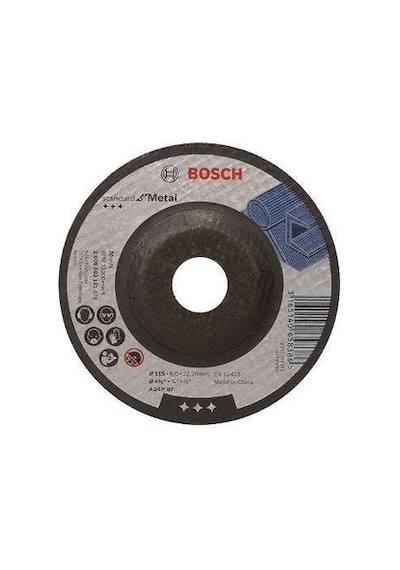 Bosch Standard For Metal Aşındırıcı Disk 115 x 6.0 MM - 2608603181