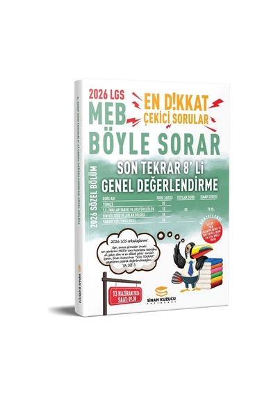 Sinan Kuzucu 2026 Müfredat Lgs Son Tekrar