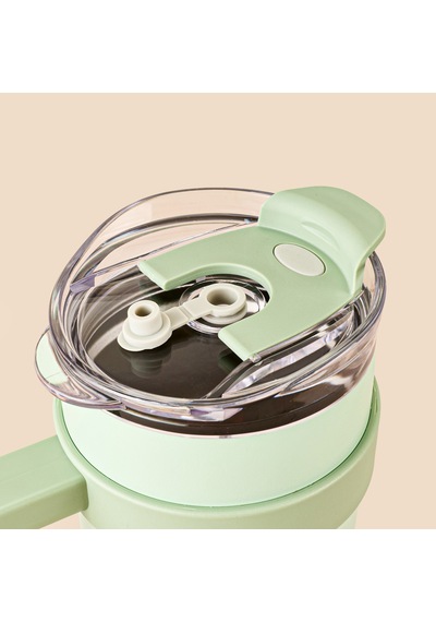 Horizon Pipetli Termos Bardak - Yeşil - 1 Lt Çok Renkli