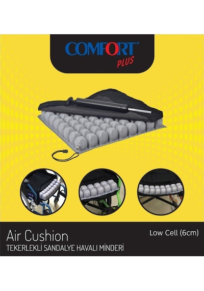 Medikaltec Comfort Plus Dm-640 Havalı Oturma Minderi 40x40x6