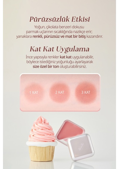 Clıo Essential Lipcheek Tap Blur 03 Mellow Sand