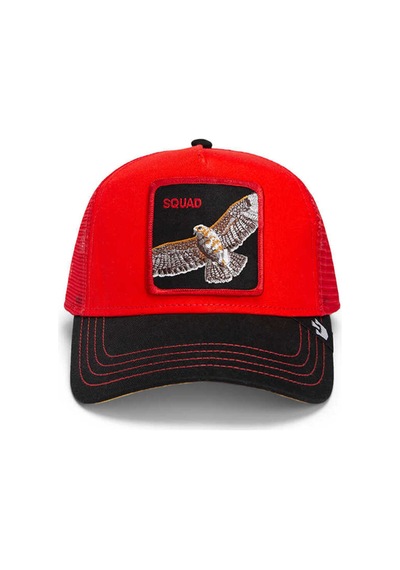 Goorin Bros . The Squad Bird Kartal Figür Şapka 101-1932 Kırmızı