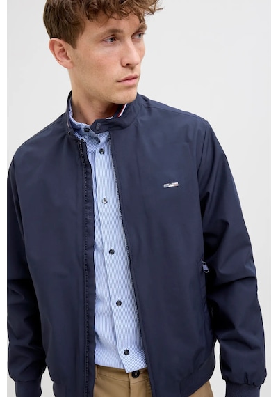 Jack & Jones Erkek Jprblubrad Mevsimlik Bomber Ceket 12273393 Lacivert Lacivert