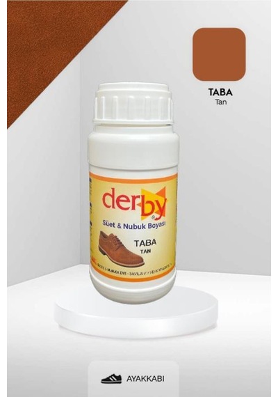 Derby Taba Süet & Nubuk Deri Boyası 250 Ml / Süet Nubuk Ayakkabı Boyası