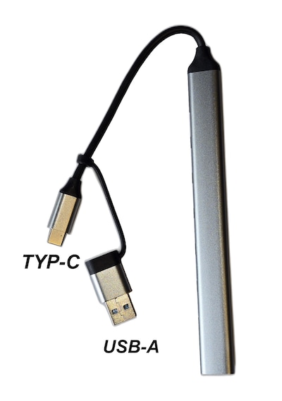 Usb 3.0 & Type-c 7 Port Alüminyum Çoğaltıcı Hub Dönüştürücü Usb Çoklayıcı