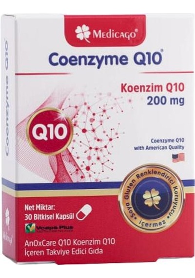 Medicago Koenzim Q10 200 Mg 30 Kapsül