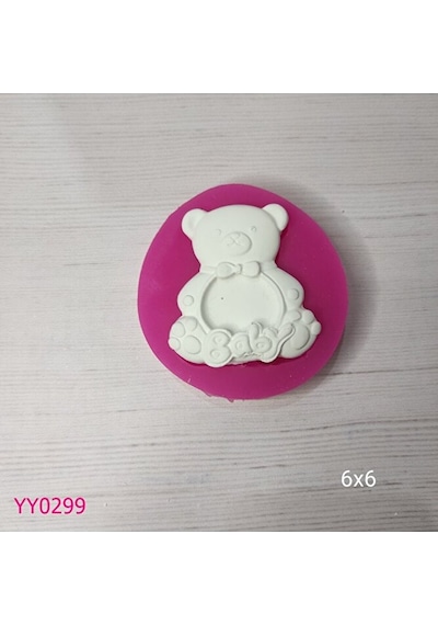 Yy0299 Ayıcık Çerçeve Silikon Kalıp