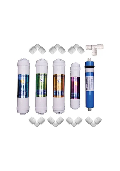 5'li Su Arıtma Filtre Seti Nsf Onaylı Yüksek Performanslı Doğal Materyal