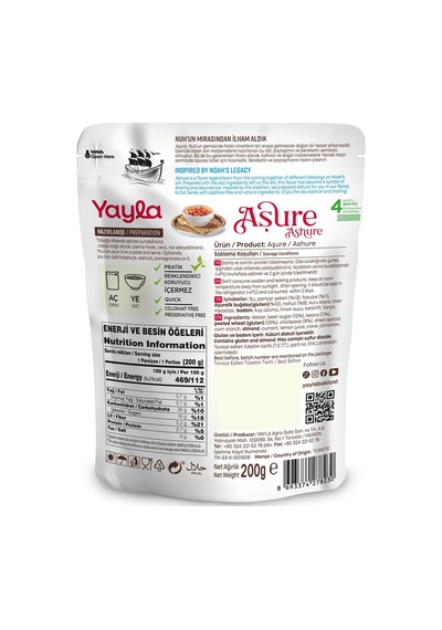 Yayla Yemek Hazır Aşure 200 Gr