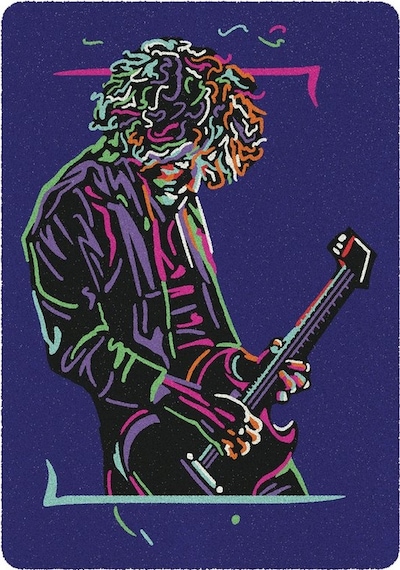 Sand Art Kum Sanatı , Yetişkin Kum Boyama Aktivite Seti, Gitarist