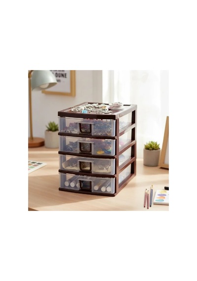 Mini 4 Çekmeceli Komidin Organizer Hmngo48-ıeg4874d Çok Renkli Çok Renkli