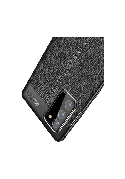 Samsung Uyumlu Galaxy Note 20 Kılıf Deri Tarzı Niss Silikon Case