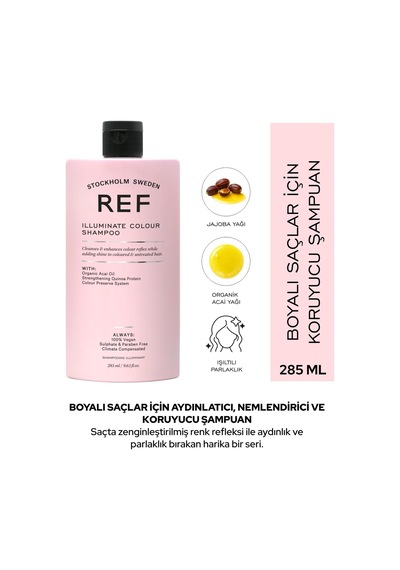 Stockholm- Illumınate Colour Shampoo 285 Ml Boyalı Saçlar Için Aydınlatıcı, Nemlendirici Ve Koruyucu Şampuan