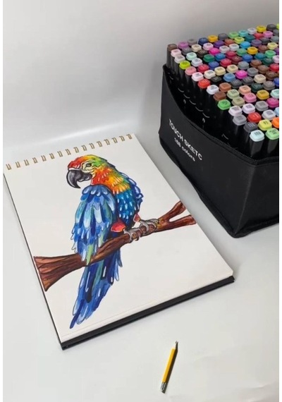 24 Lü Çift Tatraflı Marker Kalem Seti Resim Mimari Ve Grafik Tasarım Kalemi Yüksek Kalite Çok Renkli