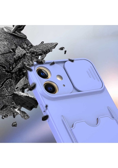 Apple Uyumlu iPhone 12 Uyumlu Kartix Kılıf-kırmızı Kirmizi -