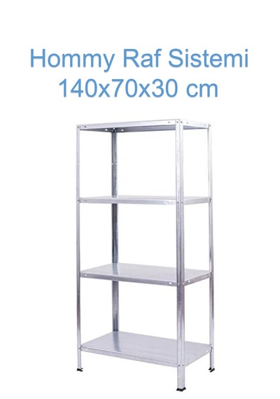 Hommy Raf Sistemi 140x70x30 Cm Gri