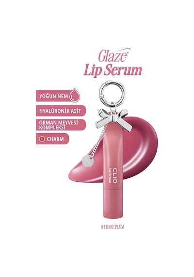 Clıo Glaze Lip Serum 04 Bare Plum