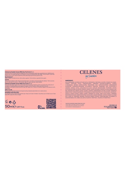 Celenes By Sweden Somon Dna Pdrn Onarıcı & Yenileyici Cica Yüz Kremi, 50 Ml