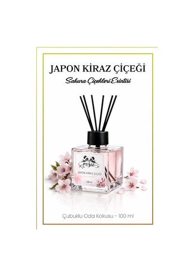 Japon Kiraz Çiçeği Çubuklu Oda Kokusu 100 Ml Diğer