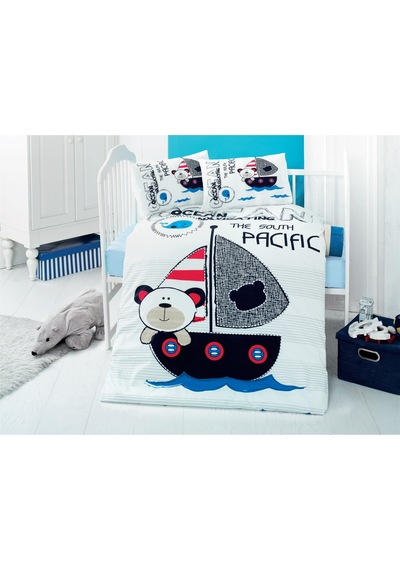 Komfort Home Bebek Nevresim Takımı Pamuk / Pacific