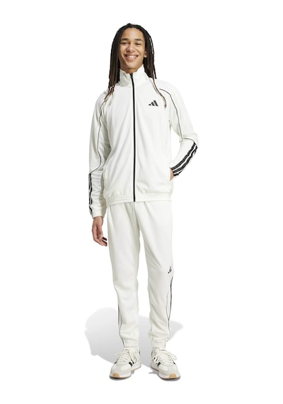 Owhıte/black Adidas Erkek Günlük Eşofman Takım M 3s Stadium Ts Jx5527 Beyaz
