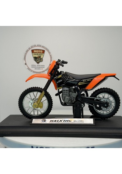 Ktm Enduro Cross - 1:18 Ölçek 12cm Kutulu Standlı Diecast Motosiklet Modeli