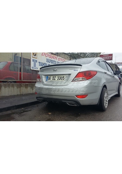 Accent Blue Spoiler ----Fibersan Tuning N11.2426