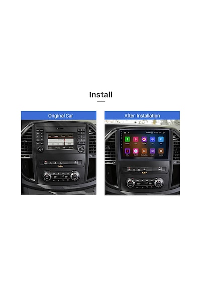 Mercedes Benz Vıto 2014-2018 Multimedya Navigasyon Usb Kamera Carplayer 4 Ram