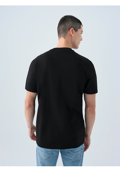 Loft Regular Fit Siyah Erkek T-shirt Lf2038541 Siyah Loft Regular Fit Siyah Erkek T-shirt Lf2038541 Siyah