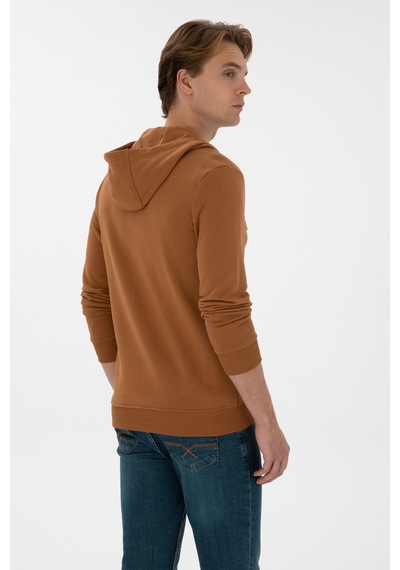 U.S. Polo Assn. Erkek Camel Örme Hırka 50313748-VR233