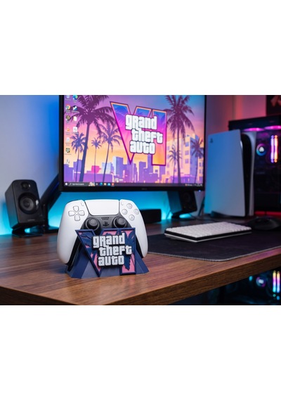 Omni Gta 6 Temalı Ps5 Kol Standı - Özel Tasarım Gta 6 Kontrolcü Standı, Playstation 5 Oyuncu Aksesuarı Konsol Standı Ve Tutucu Lacivert
