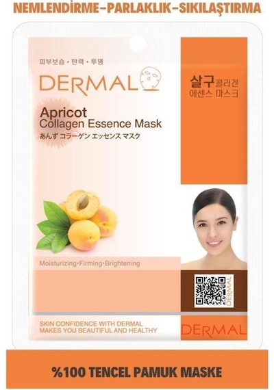 Dermal Kayısı Özlü Kollajen Maskesi 23Gr