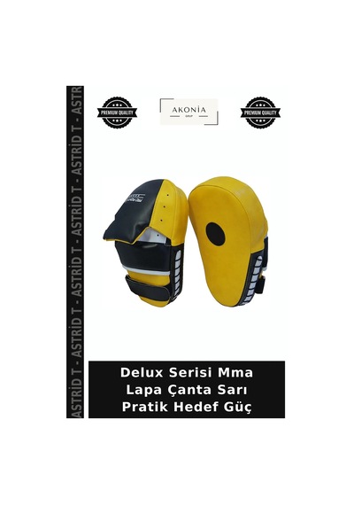 Delux Serisi Mma Lapa Çanta Sarı Pratik Hedef Güç