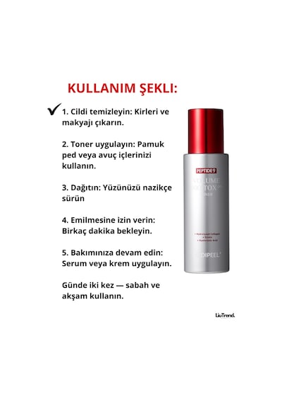 Medipeel Peptide 9 Volume Bio Tox Toner Pro 250 Ml Matrixyl Ile Peptid Toner Güçlendirici M0406