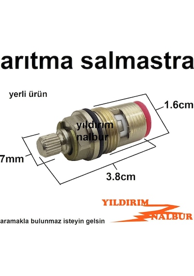 Arıtma Musluk Salmastrası 3.8 Cm Yerli Aç Kapa Küçük Boy Musluk İ