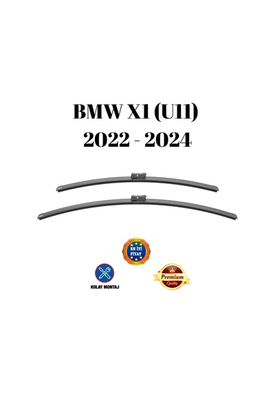Bmw X1 U11 2022 2023 2024 Uyumlu Araca Özel Ön Cam Muz Tipi Silecek Süpürgesi Takımı 65/40cm 2li Set Silbak