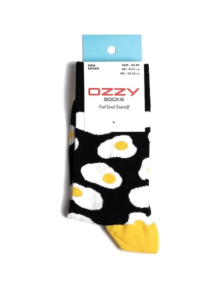 Ozzy Socks Yumurta Desenli Çorap Çok Renkli