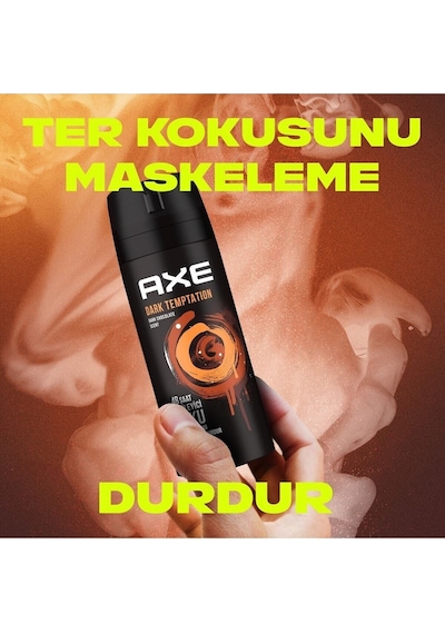 Erkek Deodorant & Bodyspray Dark Temptation 48 Saat Etkileyici Koku 150 Ml 5 Adet