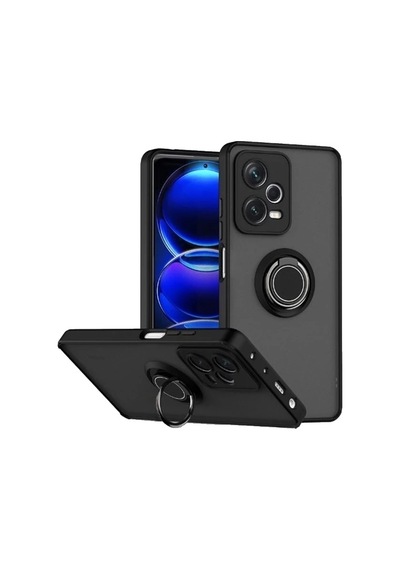 Nihcase Xiaomi Redmi Note 12 Pro 5g Kılıf Montreal Yüzüklü Mat Kapak