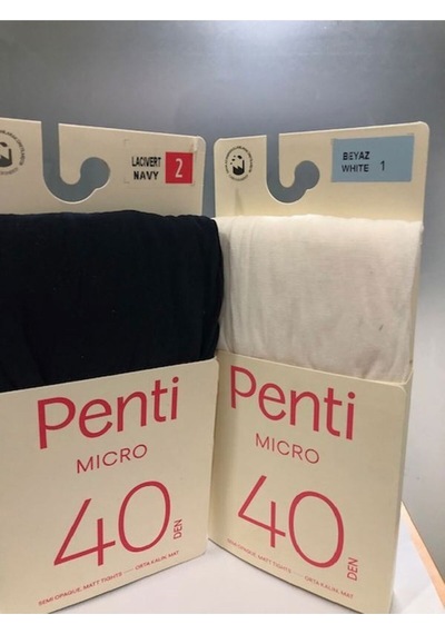 Penti Muz Micro 40 Külotlu Çorap 2 Adet 001