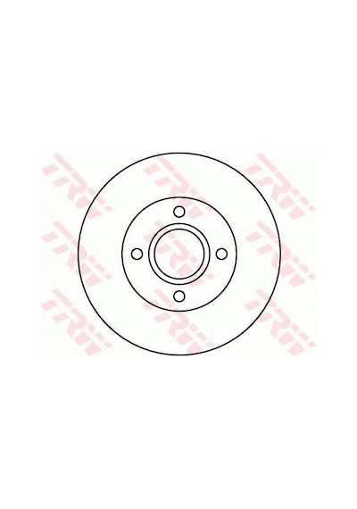 Ford Fiesta 5 Ön Fren Diski 258 Mm Çap 2002-2009 Trw