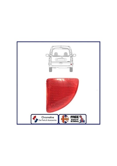 Renault Kangoo 2003- Tampon Reflektörü Arka Sol Oem No:7700308720