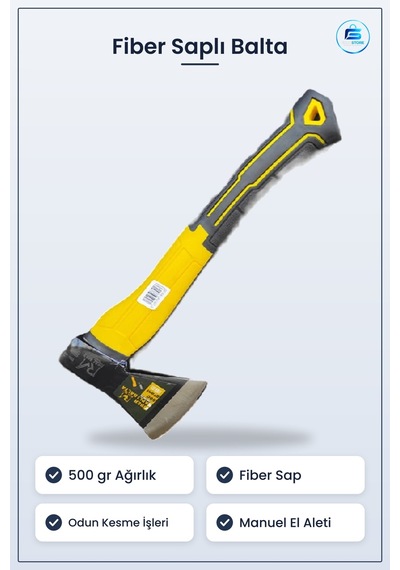 Balta 500 Gr Fiber Saplı Odun Kesme El Aleti Hırdavat Manuel Kesi