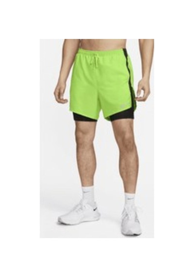Nike Dri-fit Run Division Hybrid Stride 8'' 2-ın-1 Running Erkek Şort Dx0841-313 Aslan Sport Yeşil